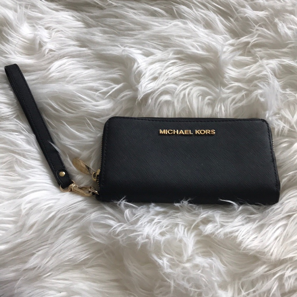 Michael Kors Black Wallet/Wristlet